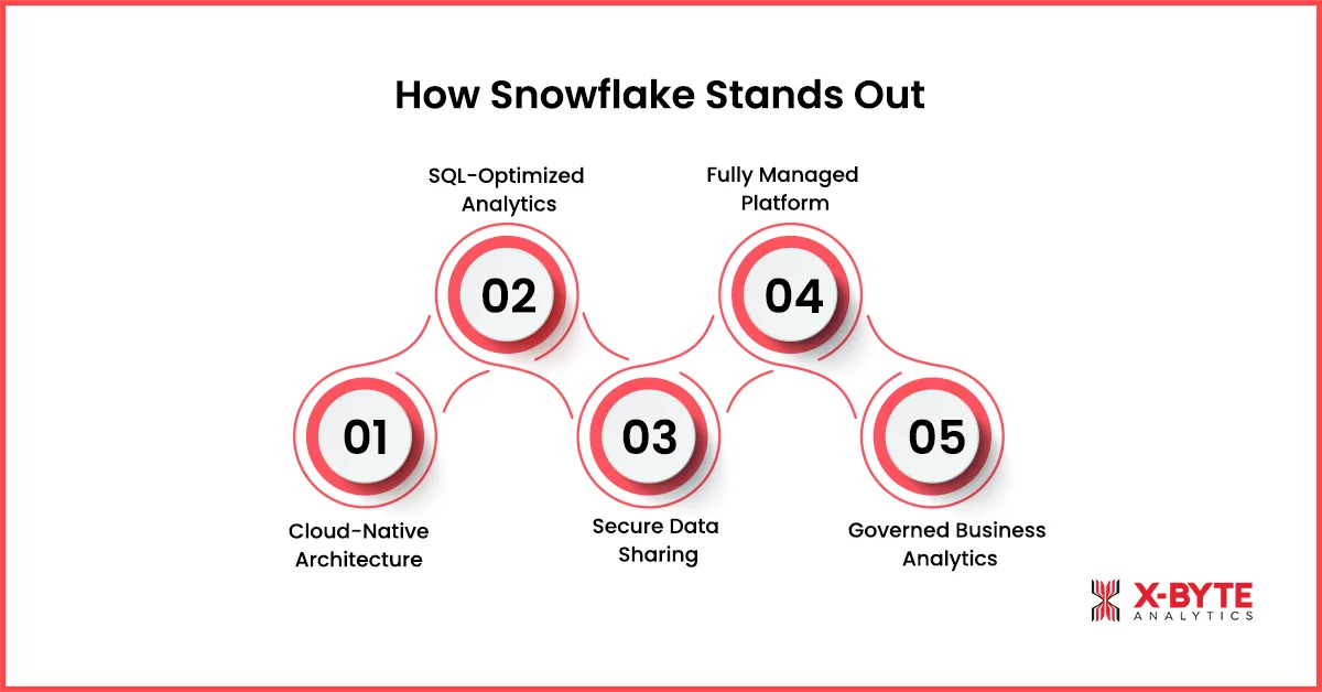 how snowflake stands out