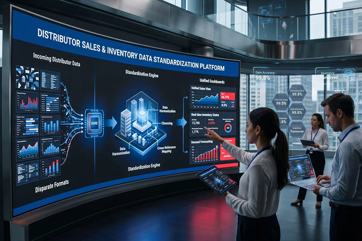 distributor sales data standardization platform